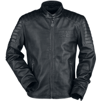 Rammstein Lederjacke - Logo - S bis 5XL - für Männer - Größe S - schwarz  - Lizenziertes Merchandise! Rammstein Lederjacke - Logo - S bis 5XL - für Männer - Größe S - schwarz  - Lizenziertes Merchandise!