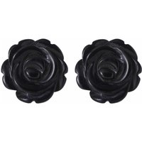 English Heritage Shop Get 20% Discount on Whitby Jet Rose Stud Earrings Today