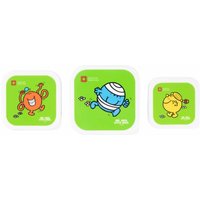 Mr. Men Little Miss Set Of Three Snack Boxes