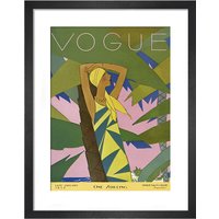 Framed Vogue Cover January 1927 Print 11 x 14