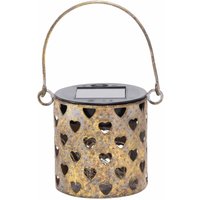 Gold Heart Solar Lantern