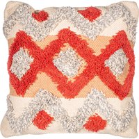 Tufted Diamond Cushion - Terracotta Tufted Diamond Cushion - Terracotta