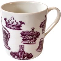 Platinum Jubilee Bone China Mug White
