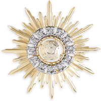 English Heritage Shop Enjoy 20% Discount on Full Sunray GoldPlated Brooch