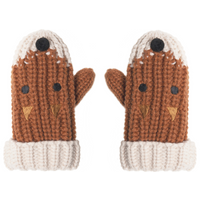 Mittens Fox Knitted 3-6yrs