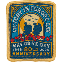 VE Day 80th anniversary Patch