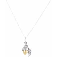 Acorn and Leaf Necklace