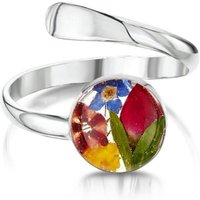 Mixed Flower Ring One Size Mixed Flower Ring One Size