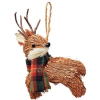 Woodland Deer Brush Animal Decoration
