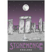 Stonehenge Night A1 Print Ben Holland