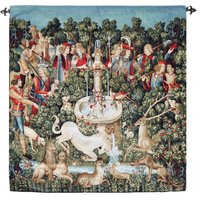 Unicorn at Fountain Tapestry
