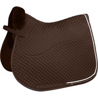 Equinate Lammfell Schabracke Star mit Strasssteinen Warmblut Vielseitigkeit Braun Equinate Lammfell Schabracke Star mit Strasssteinen Warmblut Vielseitigkeit Braun
