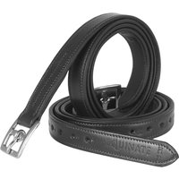 Equinate Leder Steigbügelriemen Superior mit Edelstahlschnallen Schwarz 140 cm Equinate Leder Steigbügelriemen Superior mit Edelstahlschnallen Schwarz 140 cm