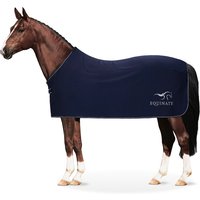 Equinate Abschwitzdecke Orlando aus Fleece mit Widerristpolster 125cm Navy Equinate Abschwitzdecke Orlando aus Fleece mit Widerristpolster 125cm Navy