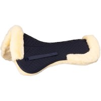 Equinate Lammfell Sattelkissen Spinefriend mit Wirbelsäulenfreiheit S Navy-Natur Equinate Lammfell Sattelkissen Spinefriend mit Wirbelsäulenfreiheit S Navy-Natur