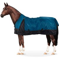 Equinate Regendecke Diamond mit erweiterter Schulterfreiheit und Fleeceinnenfutter 145cm Petrol Equinate Regendecke Diamond mit erweiterter Schulterfreiheit und Fleeceinnenfutter 145cm Petrol