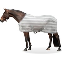 Equinate Fliegendecke Guardian mit Kreuzbegurtung und Widerristpolster 155cm Silbergrau Equinate Fliegendecke Guardian mit Kreuzbegurtung und Widerristpolster 155cm Silbergrau