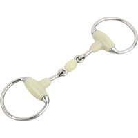 Equinate Olivenkopfgebiss mit Apfelgeschmack 18mm doppelt gebrochen 12,5cm Equinate Olivenkopfgebiss mit Apfelgeschmack 18mm doppelt gebrochen 12,5cm