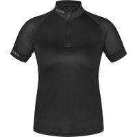 Equinate Damen Funktionsshirt Lunari mit Stehkragen und Mesh-Ärmeln S Schwarz Equinate Damen Funktionsshirt Lunari mit Stehkragen und Mesh-Ärmeln S Schwarz