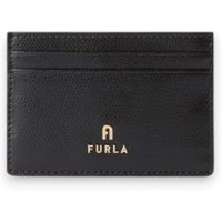 Furla para mulher. WP00305-ARE000 Porta-cartões Camelia preto (OSFA), Casual, Clássico, Pele