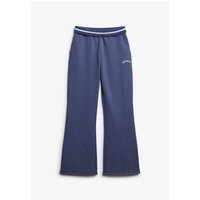 Superdry para mulher. W7011097A Calças jogger flare azuis (M), Azul, Casual, Algodão