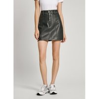 Pepe Jeans para mulher. PL901145 Saia Angy preta (S), Preto, Casual, Poliéster