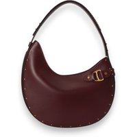 Lauren Ralph Lauren para mulher. 431P18660002 Bolsa Tasha Lg grená (OSFA), Casual, Pele