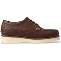 Polo Ralph Lauren para homem. 812P15873001 Mocassins de couro Ranger marrom (41), Plano, Nenhum, Casual