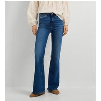 Pepe Jeans para mulher. PL20508054AD Calça Jeans Flare Willa azul (30/30), Casual, Algodão, Denim