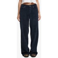 Superdry para mulher. W7011366C Calça Mid Baggy Jumbo marinho (28/30), Casual, Algodão, Veludo