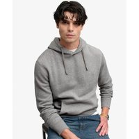 Superdry para homem. M2014702A Moletom com capuz Essential Logo cinza (M), Casual, Algodão