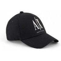 A|X Armani Exchange para homem. XM000811AF13343UC001 Boné de basebol preto (OSFA), Casual, Algodão