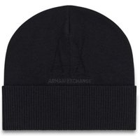 A|X Armani Exchange para mulher. XW001445AF11896UC001 Gorro de lã preto (OSFA)