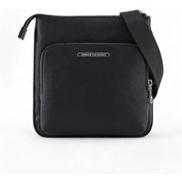 A|X Armani Exchange para homem. XM000846AF12134UC001 Bolsa de ombro Key preta (OSFA), Preto, Casual, Poliéster