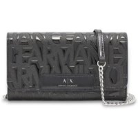 A|X Armani Exchange para mulher. XW000358AF17290UC001 Carteira XW000358AF17290 preta (OSFA), Preto, Casual, Sintético, Poliéster