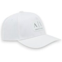 A|X Armani Exchange para homem. XM002224AF15502U0009 Boné de basebol branco (OSFA), Casual, Algodão