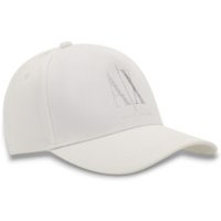 A|X Armani Exchange para mulher. XW000957AF13846U0002 Boné básico branco (OSFA), Casual, Algodão