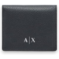 A|X Armani Exchange para mulher. XW002123AF17019UC001 Mini carteira preta (OSFA), Preto, Casual, Poliéster