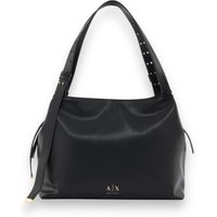 A|X Armani Exchange para mulher. XW002603AF19902UC001 Mala de mão Alice preta (OSFA), Preto, Casual, Poliuretano