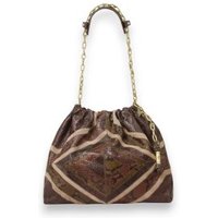 BA&SH para mulher. 2H26CFME Bolsa Tote de couro June marrom (OSFA), Casual, Pele, Médio
