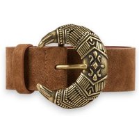 BA&SH para mulher. 2H26BAND Cinto de camurça Bandy marrom (85cm), Casual