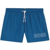 BOSS para homem. 50469280 Fato de banho com risca azul e contorno azul (XL), Beachwear, Poliamida