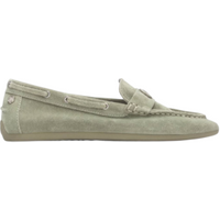 Carmela para mulher. 16314308-KAKI Mocassins 163143 verde (39), Couro, Plano, Nenhum, Casual
