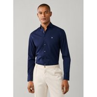 Hackett London para homem. HM3010764 Camisa Ess Stretch Pop marinho (S), Casual, Algodão, Clássico, Manga comprida