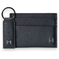 Hackett London para homem. HM0100070 Conjunto de presente em couro com logo metálico h preto (OSFA), Clássico, Pele