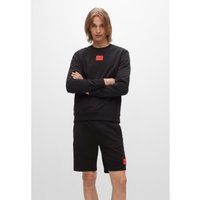 HUGO para homem. 50447964 Sweatshirt Diragol preto (XL), Casual, Algodão, Manga comprida, Sustentável