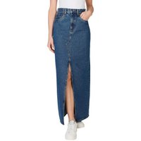 Pepe Jeans para mulher. PL901168CT9 Saia maxi Hw azul (M), Casual, Algodão, Denim, Sustentável