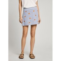 Pepe Jeans para mulher. PL901212 Saia Olaya azul (S), Casual, Algodão