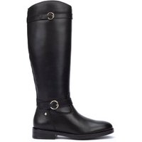 Pikolinos para mulher. W3C-9632 Botas de couro Puertollano preto (41), Plano, 1 a 3cm, Zíper, Casual