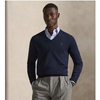 Polo Ralph Lauren para homem. 710670789004 Camisola de corte justo azul-marinho (XL), Casual, Algodão